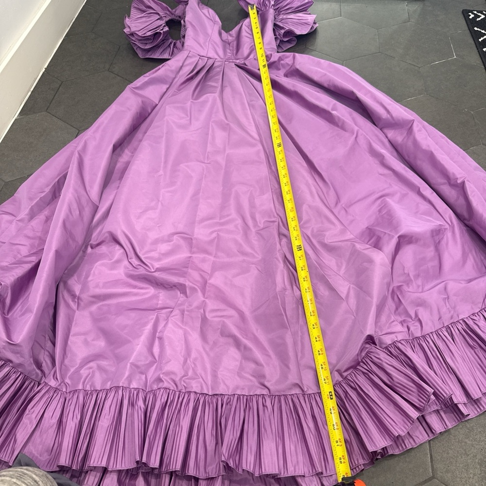 Lavender Ruffled Maxi Dress - Picture 9 of 9
